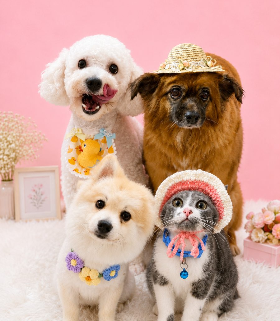 Các boss cưng xinh xắn sau khi grooming tại MITUU Pet Salon